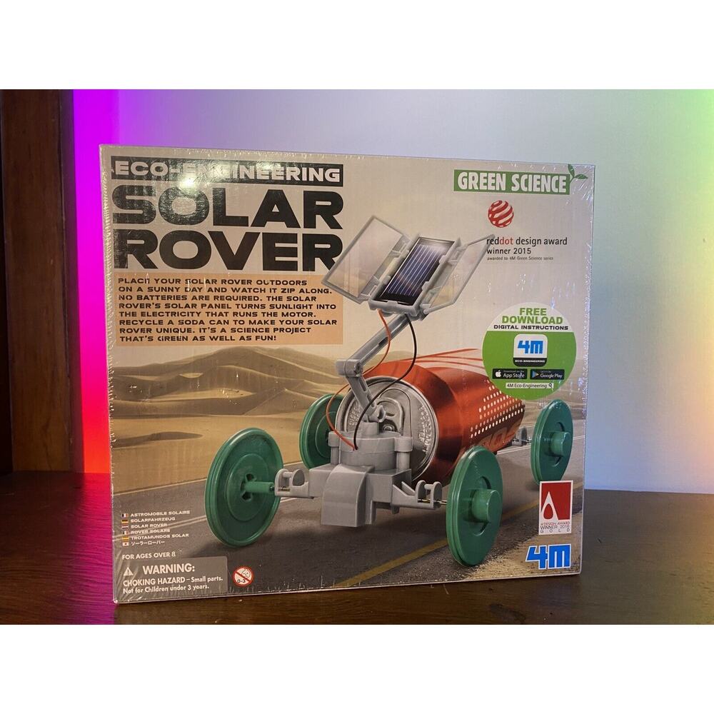 Eco Engineering Solar Rover Green Science Model NEW SEALED!!